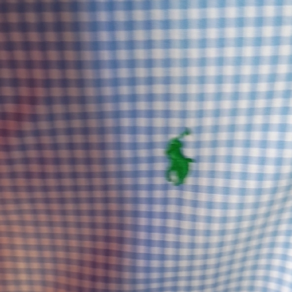 Ralph Lauren Bundle Kids Orange  Blue &  Grey Gingham Shirts Size 7  -grey 10 - Picture 9 of 16